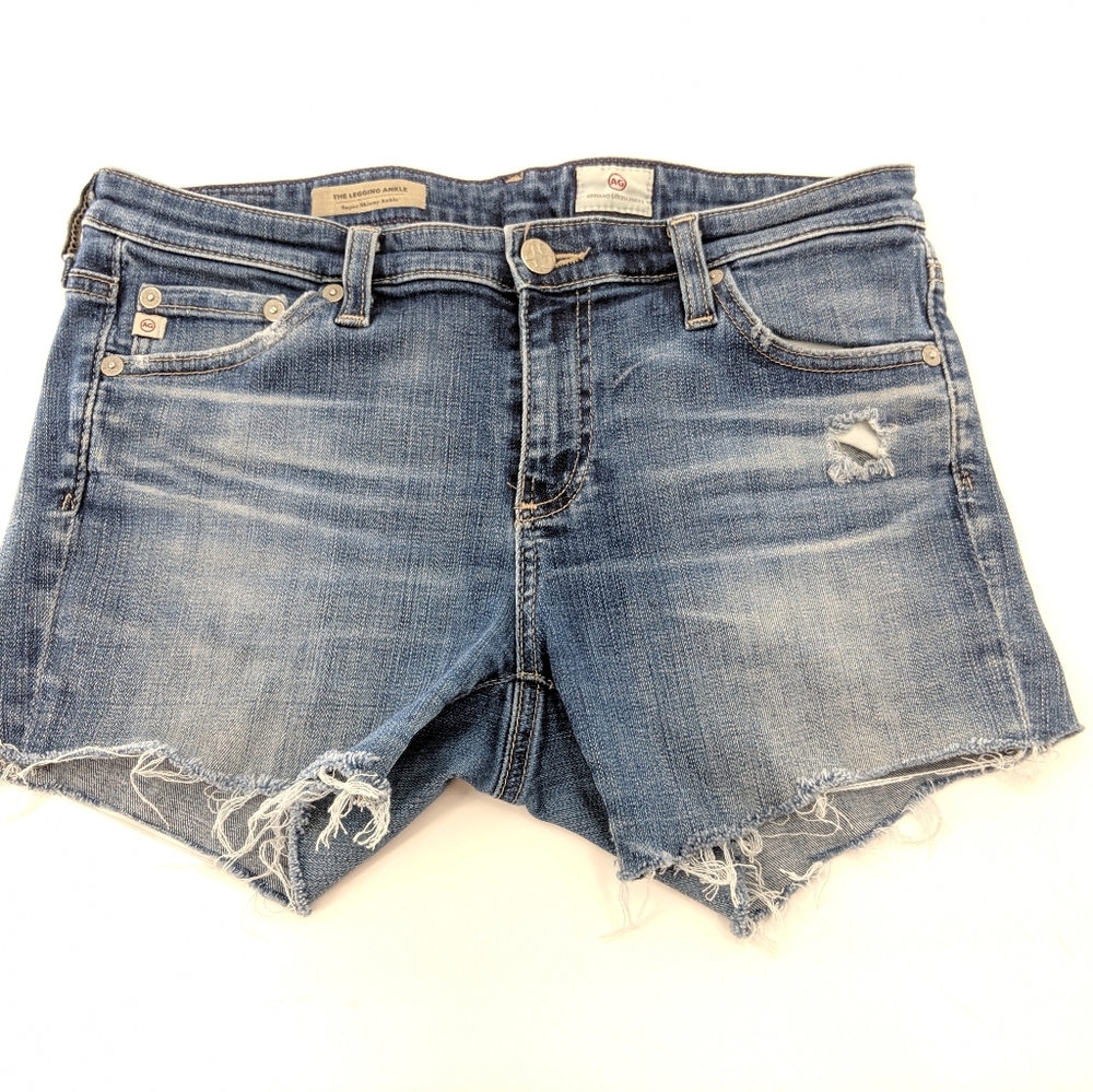 Adriano Goldschmid Cut Off Denim Shorts
